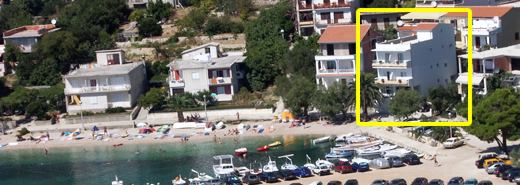 HOUSE 1 - Apartments Grgo Talijani - view from sea