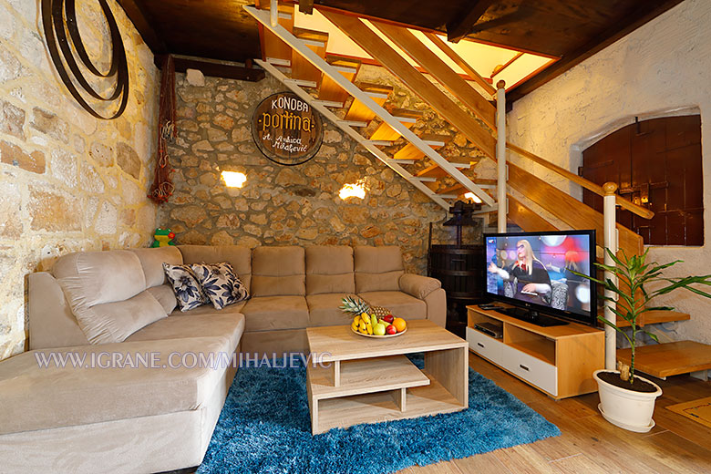 apartments Mihaljevi, Igrane - living room