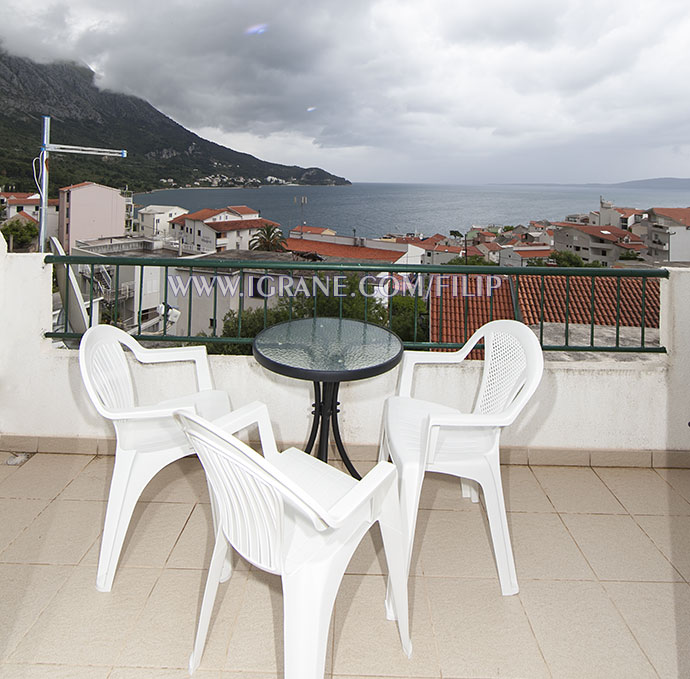 sea view from balcony - apartments Filip Igrane