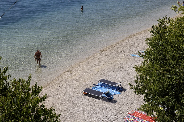 Apartments Grgo Talijančić, Igrane - balcony with sea view