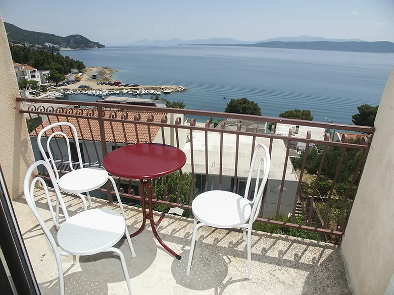 Apartments Bogomir Lulić, Igrane - balcony with sea view