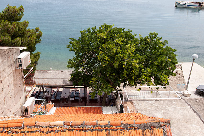 Apartments Ribica, Igrane - sea view from balcony