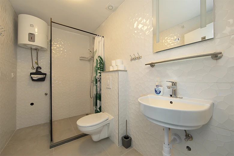 bathroom, apartments Ribica, Igrane