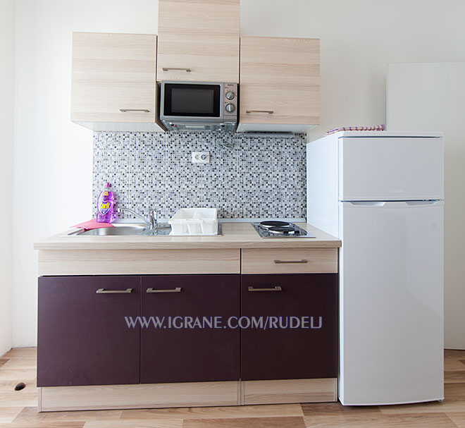 Igrane, apartments Rudelj - kitchen