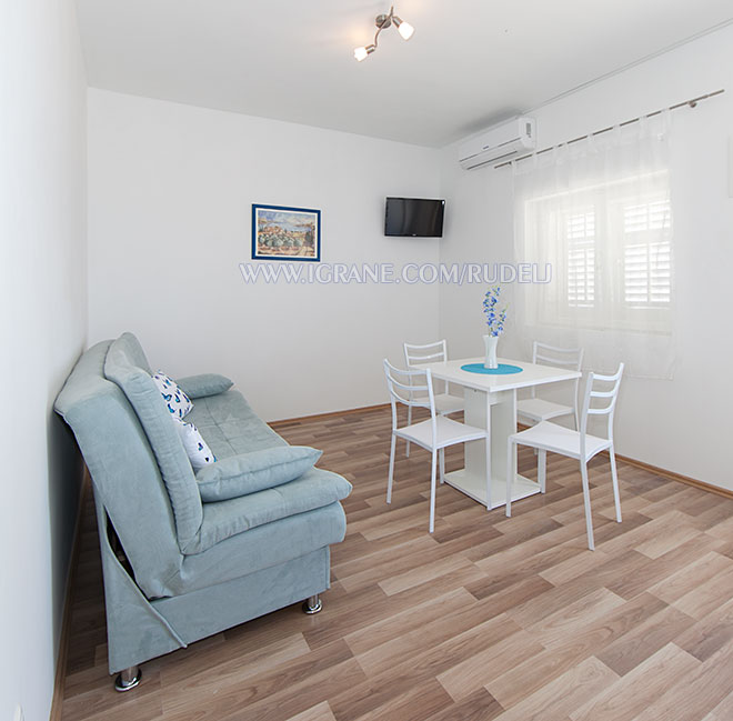 Igrane, apartments Rudelj - living room