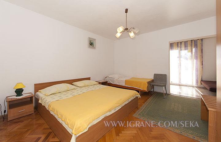 apartment Seka, Igrane - bedroom