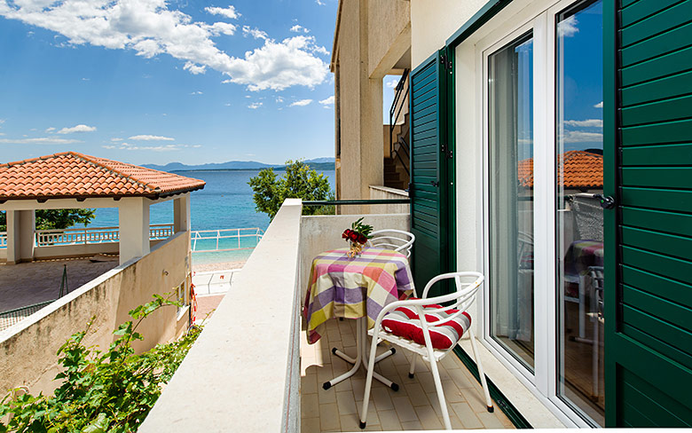 balcony with sea view, apartments Šodan - Igrane